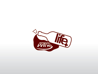 劉琦的life+西餐紅酒廊logo設(shè)計