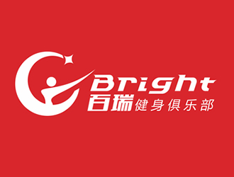 廖燕峰的百瑞 Bright 健身俱樂(lè)部logo設(shè)計(jì)