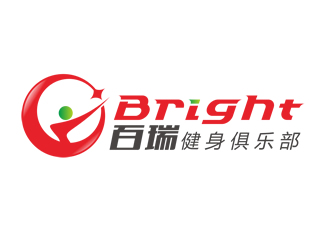 廖燕峰的百瑞 Bright 健身俱樂(lè)部logo設(shè)計(jì)