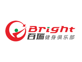 廖燕峰的百瑞 Bright 健身俱樂(lè)部logo設(shè)計(jì)