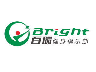 廖燕峰的百瑞 Bright 健身俱樂(lè)部logo設(shè)計(jì)