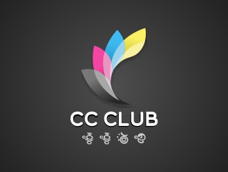 劉小紅的嘻嘻酒吧，，，英文用CC CLUBlogo設(shè)計