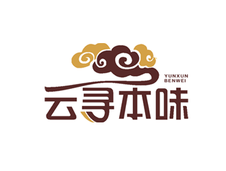 云尋本味祥云字體logologo設(shè)計