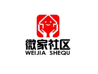 秦曉東的微家社區(qū)logo設(shè)計(jì)