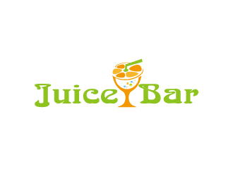 周金進(jìn)的juice bar果汁甜品logologo設(shè)計