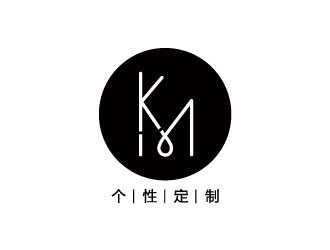 KM服飾皮具logo設(shè)計(jì)