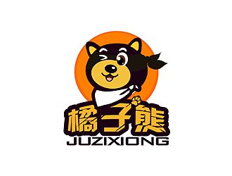 秦曉東的橘子熊食品卡通logo設(shè)計(jì)logo設(shè)計(jì)