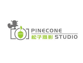 姜彥海的松子攝影PINECONE STUDIOlogo設(shè)計(jì)