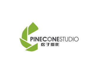 陳國(guó)偉的松子攝影PINECONE STUDIOlogo設(shè)計(jì)