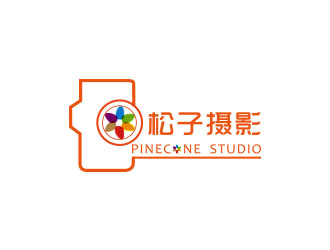 朱紅娟的松子攝影PINECONE STUDIOlogo設(shè)計(jì)