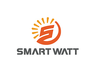 彭波的Smart Watt LED照明 英文logologo設(shè)計