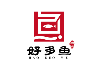 好多魚酒店logo設(shè)計(jì)