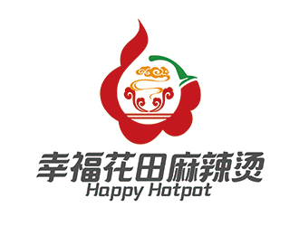 潘樂的幸?；ㄌ锫槔睜C （Happy Hotpot）logo設計