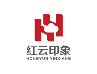 張曉明的沙河市紅云印象廣告logo設(shè)計