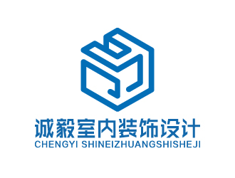 葉美寶的誠毅室內(nèi)裝飾設(shè)計(jì)工作室logo設(shè)計(jì)