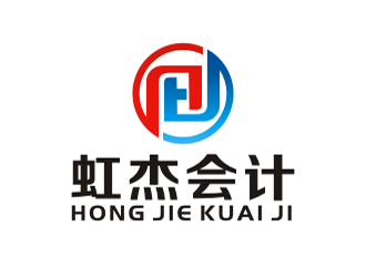 虹杰會(huì)計(jì)logo設(shè)計(jì)