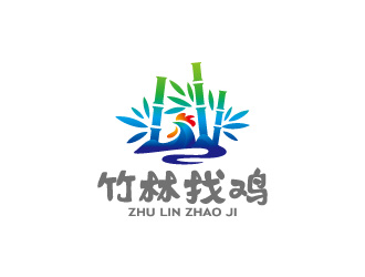 周金進的竹林找雞農(nóng)業(yè)標(biāo)志設(shè)計logo設(shè)計