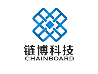 楊占斌的鏈博科技公司logologo設計