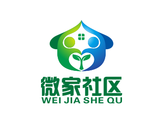 何嘉健的微家社區(qū)logo設(shè)計(jì)