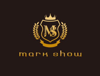 朱紅娟的泉州市嘜克秀文化娛樂有限公司  MARK SHOWlogo設(shè)計(jì)