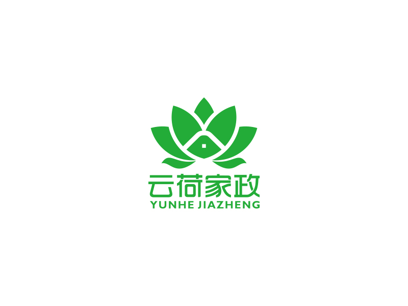 上海云荷家政服務(wù)有限公司logo設(shè)計