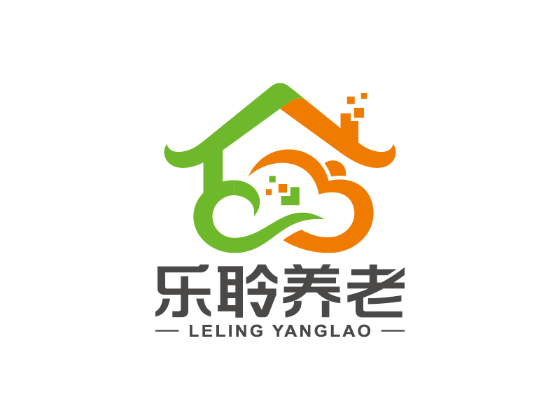 王濤的樂聆養(yǎng)老logo設(shè)計