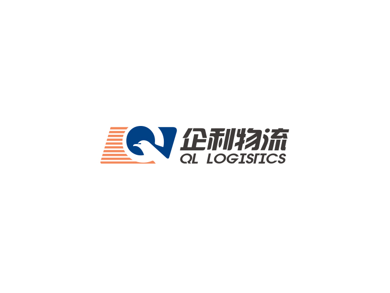 孫紅印的QL LOGISTICS 企利冷鏈物流logo設(shè)計(jì)