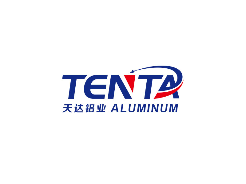 朱紅娟的天達(dá)鋁業(yè)    Tenta Aluminumlogo設(shè)計