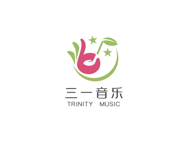 姜彥海的三一音樂logo設計