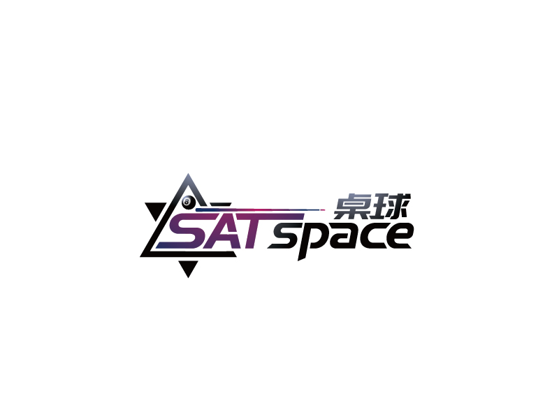 張俊的SAT  space  桌球logo設計