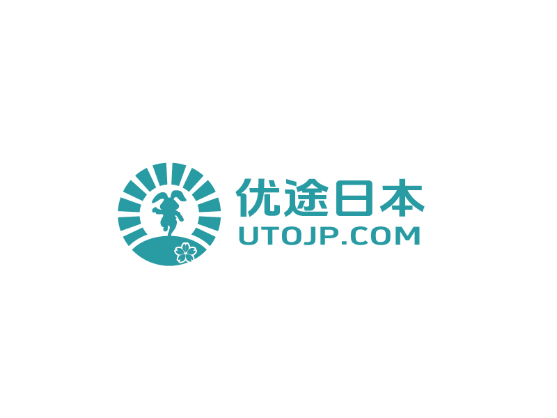 張俊的優(yōu)途日本  utojp.comlogo設(shè)計(jì)