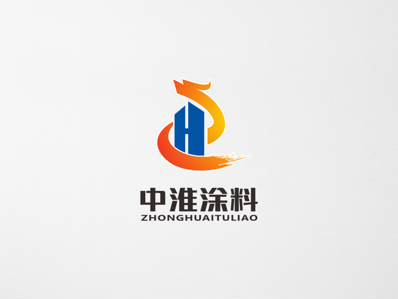 郭慶忠的江蘇中淮涂料有限公司logo設(shè)計